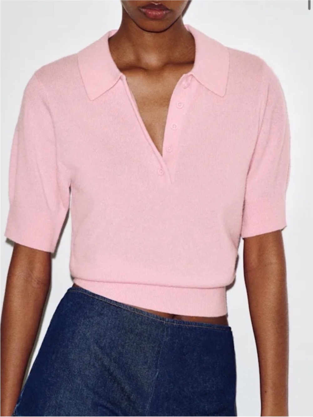 NWT reformation Skye cashmere polo - size XS